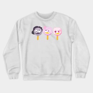 DuckTales  Webby Lena and Violet ice cream Crewneck Sweatshirt